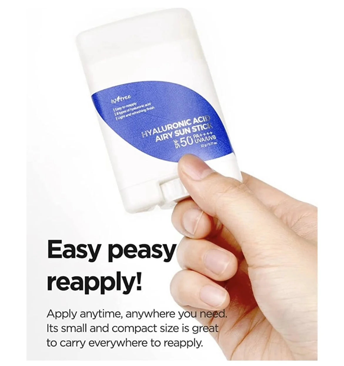 Isntree Hyaluronic Acid Airy Sun Stick SPF 50+
