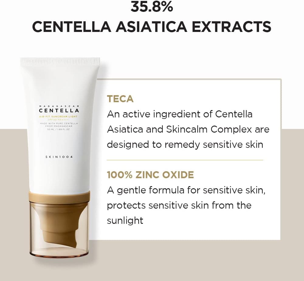 SKIN1004 Madagascar Centella Air-Fit Suncream Light 50ml