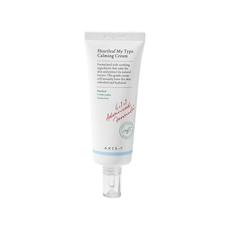 AXIS-Y Heartleaf My Type Calming Cream 60 ml / 2.02 fl. oz | Hydrating Gel Moisturizer | Sensitive Skin | Centella Asiatica | Dehydrated Skin | Korean Skincare