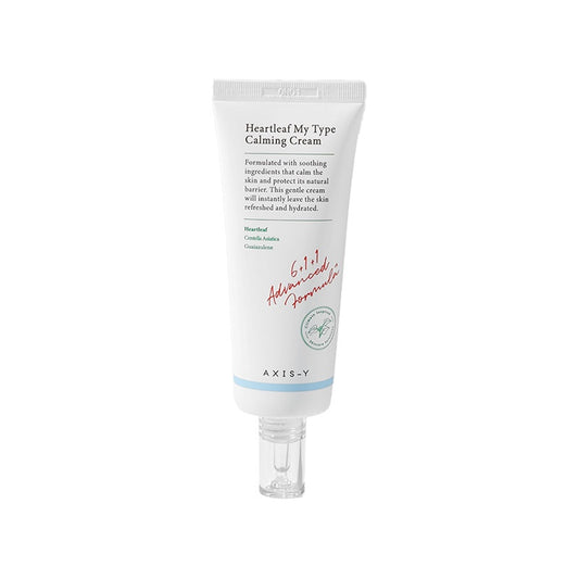 AXIS-Y Heartleaf My Type Calming Cream 60 ml / 2.02 fl. oz | Hydrating Gel Moisturizer | Sensitive Skin | Centella Asiatica | Dehydrated Skin | Korean Skincare
