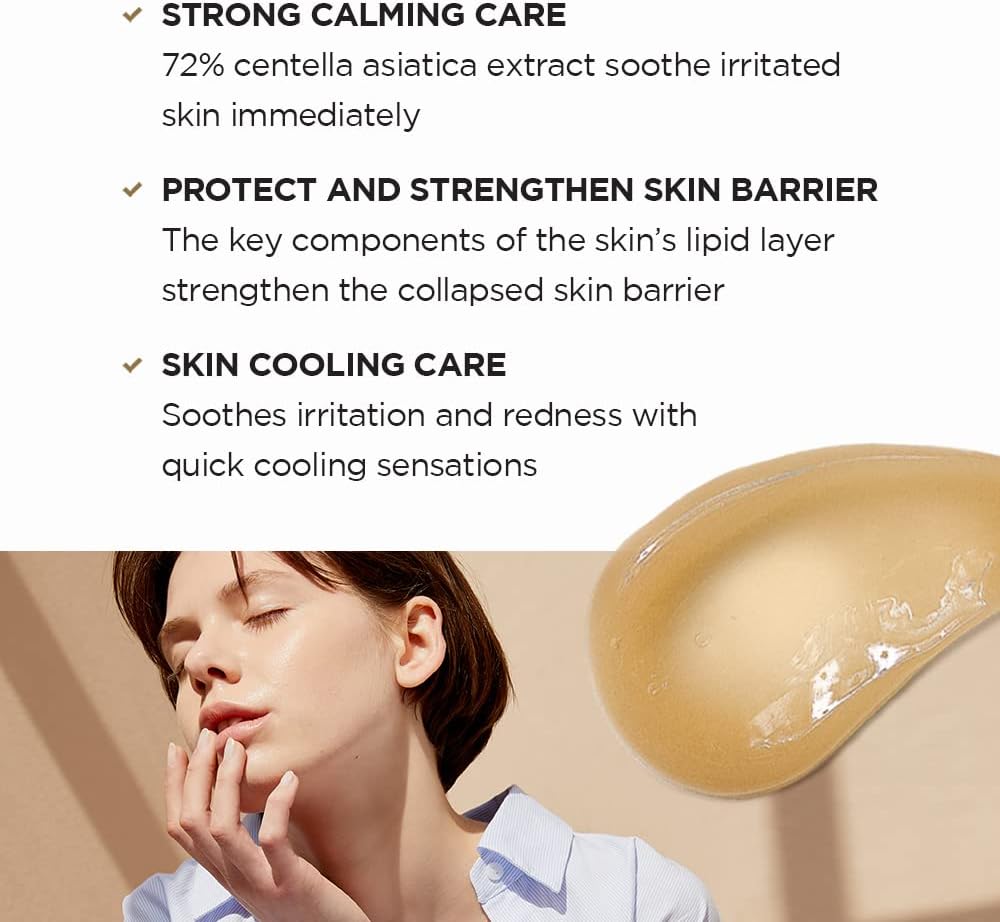 SKIN1004 Centella Repair Cream 2.53 fl.oz (75ml) | Soothing and Calming Cream with Centella Asiatica Extract, Ceramide, and Madecassoside | Moisturizing and Nourishing Skin Barrier Strengthening Cream