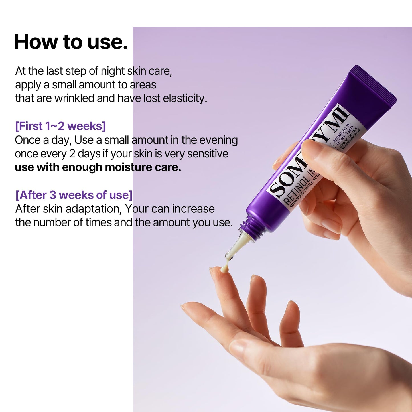 SOME BY MI Retinol Intense Advanced Triple Action Eye Cream | Mild Overnight Korean Anti-Aging Eye Cream | for Dark Circles & Fine Lines | Ideal for Retinol Beginners