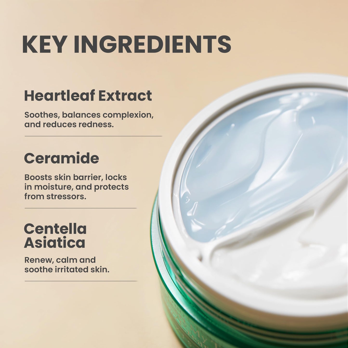 AXIS-Y Cera-Heart My Type Duo Cream 60ml / 2.02 fl. oz. | Dual Cream | Moisturizing Cream | T Zone | U Zone | Heartleaf | Ceramide