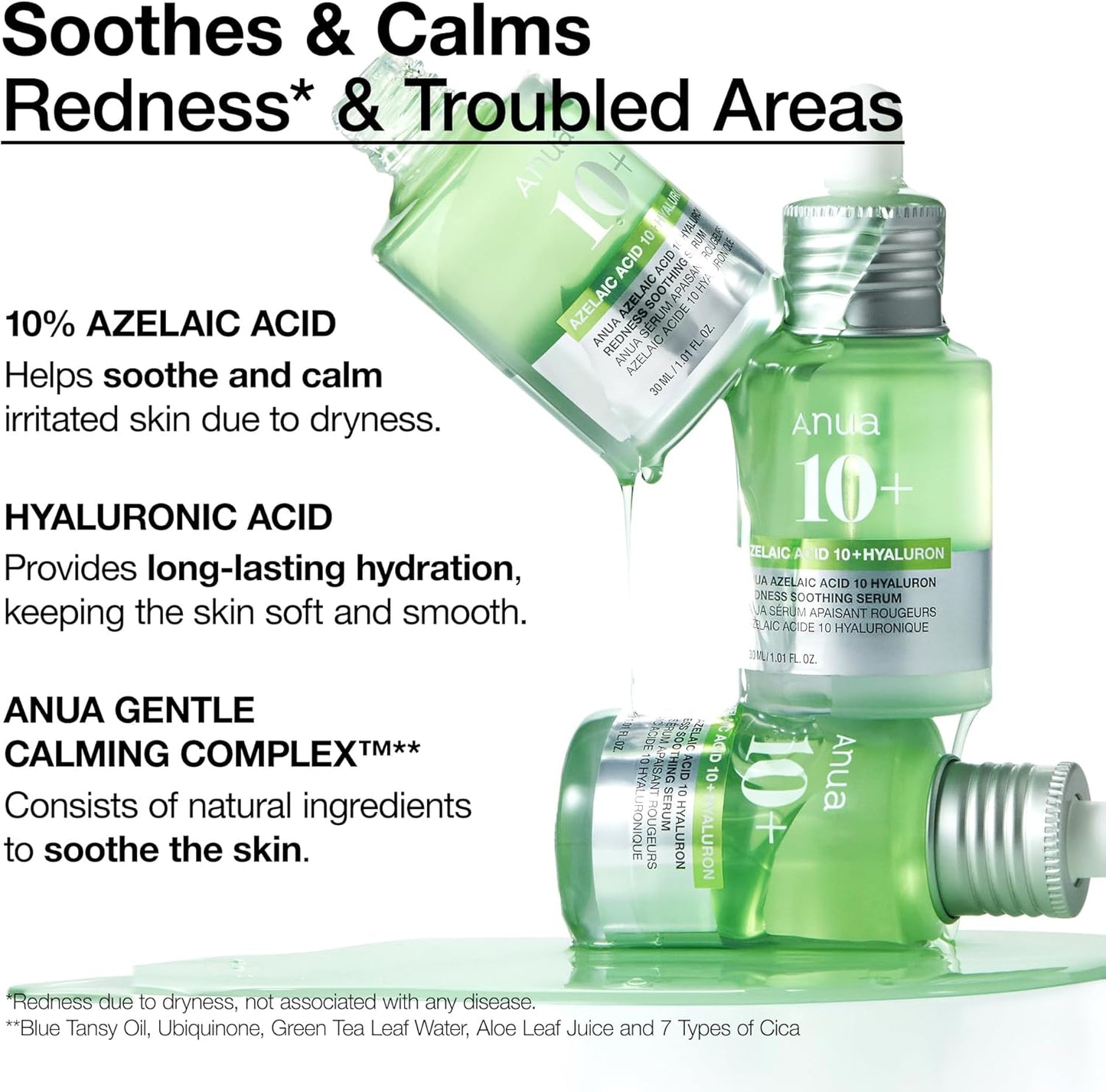 Azelaic Acid 10 Hyaluron Redness Soothing Serum 30ML