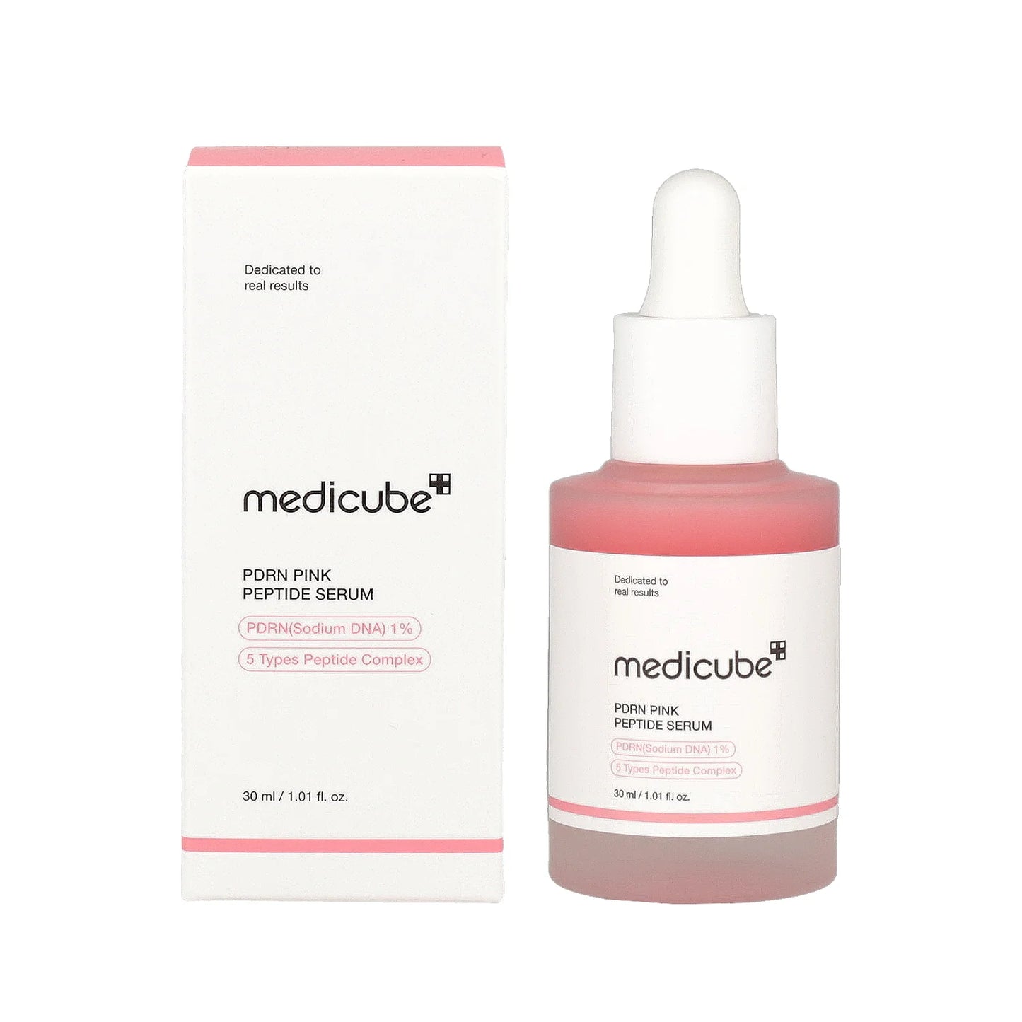 medicube Salmon DNA PDRN Pink Peptide Serum, Pink glow serum, Peptide, Niacinamide, Hydrating & Moisturizing & Firming, Uneven Skin Tone, Korean Skincare | 1.01 fl.oz. (1.01 fl.oz., Salmon DNA PDRN)