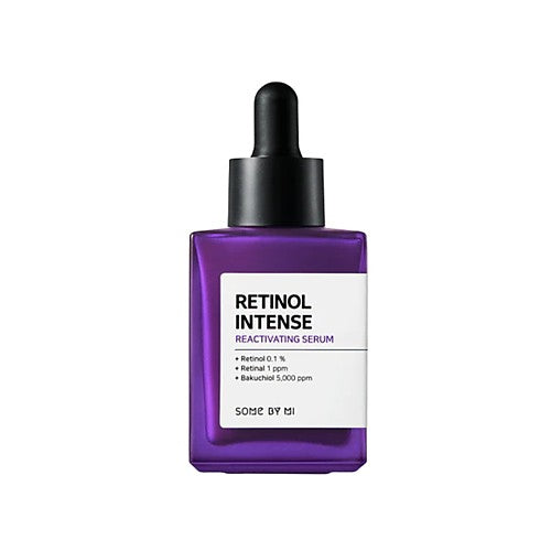 Some By Mi Retinol Intense Reactivating Face Serum | 30ml | Mild 0.1% Retinol Serum For Anti-Aging And Glass Skin | Improvement Of Post Acne Marks, Skin Texture & Elasticity