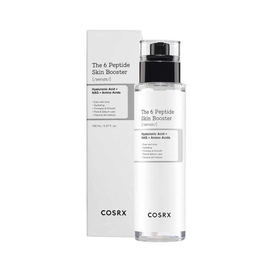 COSRX 6 x Peptide Collagen Booster Toner Serum 150 ml / 5.07 Fl.Oz, Skin Renewal Boosting Facial Essence, Niacinamide & Hyaluronic Acid for All Skin Types, Korean Skincare, Paraben Free