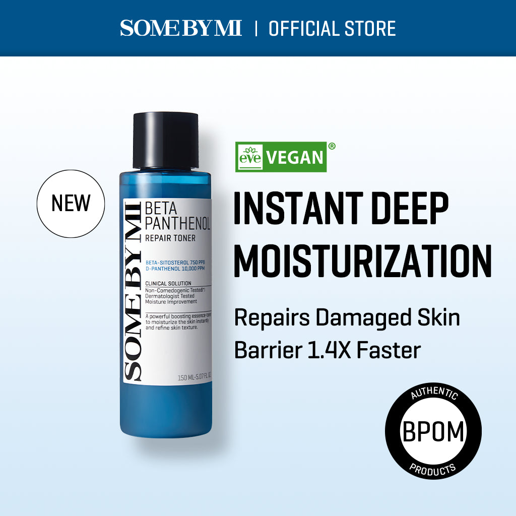 Some By Mi Beta-Panthenol Repair Face Toner | Rebuilding Skin Barrier With Beta-Sitosterol & Panthenol | Daily Facial Toner With Skin Moisturizing | Soothing Effect | 150Ml